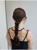 <入佐/ヘアセット>パーティシーンにぴったりの上品な編みおろし