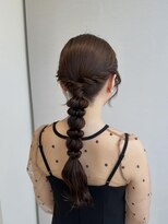 ガリカ 博多(Gallica) <入佐/ヘアセット>パーティシーンにぴったりの上品な編みおろし