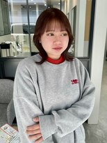 グルス(GruS)&nbsp;#レイヤーボブ #顔周りレイヤー #ウォームブラウン