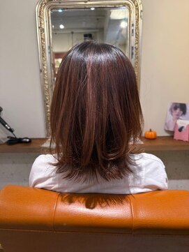 ニノット 武蔵小杉(○nino.) イメチェン/ピンクベージュ/アンブレラカラー/前髪/武蔵小杉