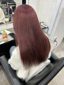 ヴィヒタ 川越 本川越(VIHTA.) ピンクブラウンダブルカラーブリーチカラーヘアメイク川越本川越
