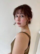 ユーフォリア 青山(Euphoria)&nbsp;20代30代　まろやかベージュ　ゆる巻きアップスタイル
