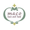 maco hair and heal【10月1日OPEN（予定日）】のお店ロゴ