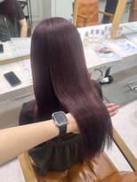 アプリバイリアン 浦和2号店(appri by Rien)&nbsp;ブリーチなしWカラー/ワインレッド