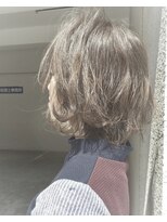 ヘアーアンドアトリエ マール(Hair&Atelier Marl)&nbsp;【Marl外国人風カラー】マットアッシュのショートボブ
