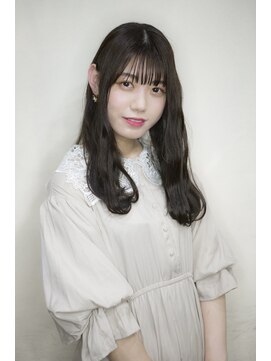 サロンドミルク 原宿(salon de MiLK) 【salon de MiLK 原宿】耳かけウェーブ×カーキアッシュ