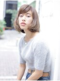 大人女性にオススメこなれボブ【lunettes鷺沼】