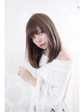 美容室 リーフ 竜南店(LeaF) 最強うるサラ質感!フェミニンミディ