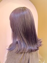 フィッシュ(fish)&nbsp;〈erika〉光沢感たっぷりsmoky lavender