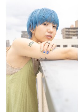 レス 伏見(LESS) 名古屋伏見　less  ナチュラルミズイロヘア [伏見/丸の内/栄/