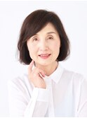 【えがお美容室】50代60代に人気☆大人エレガントボブ