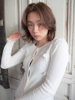 ヘアー アークス 上大岡店(hair ARKS)&nbsp;くすみオレンジの大人ボブARKS上大岡