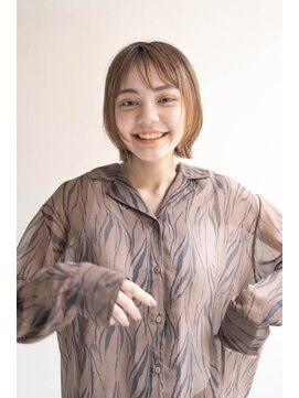 ジュール 新宿三丁目(Joule) ミディアムヘア/ショコラベージュ/ボブルフ/新宿