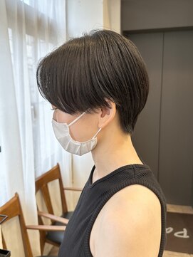 ペイジバイネオリーブ 吉祥寺店(Paige by Neolive) 斜めバング/グレージュカラー/デザインカラー/吉祥寺R13