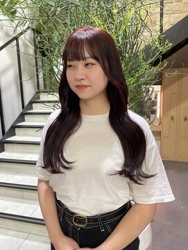 ゼスト 吉祥寺店(ZEST) 【韓国ヘア】学割u24×イメチェン　チェリーラベンダーブラウン