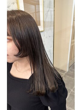 ジーナ 福岡千早(Zina) 【SAKI】ブルージュ×顔まわりレイヤー