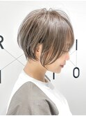 プラチナベージュショート20代30代40代50代