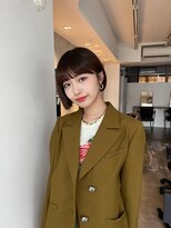 サンド 鹿児島中央(sand)&nbsp;黒髪/グレーベージュ/レイヤーロング/前髪パーマ[鹿児島中央駅]