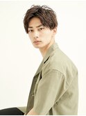 黒髪/グレーベージュ/レイヤーロング/前髪パーマ[新宿駅]