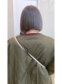 切りっぱなしボブ/ミニボブ/ダブルカラー