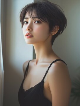 アルトリスト(Altruist Aging×HAIR&SPA) ☆イメチェンピンクベージュアンブレラカラー前髪クールショート