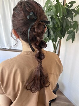 ヒビ(HIBI) ポニー編みおろし