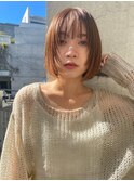 大人ボブ ミニボブ 切りっぱなし 前髪あり♪
