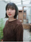 A BY WHO 江坂/外はねウェーブ/透明感カラー