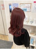 ブリーチなし〇チェリーピンク