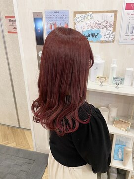 シュガー ヘアアンドネイル 仙台(SUGAR) ブリーチなし〇チェリーピンク