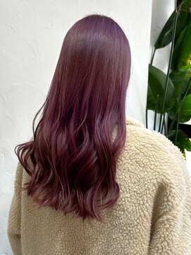 リコ 池袋東口店(Liko) レイヤーカット チェリーレッド チェリーブラウン 韓国レイヤー