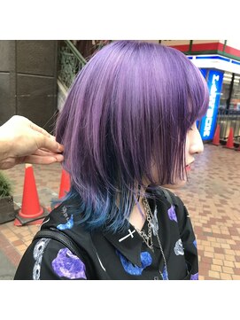 アールイーバイインク 渋谷(Re. by INK.) ウルフカット/ツートーンウルフ/アンブレラカラー[渋谷/原宿]