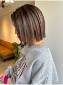 人気のスタイル ボブバレイヤージュ