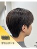 カット+ ダウンパーマ[静岡/メンズカット/メンズパーマ/メンズ/眉毛]