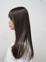 アリー 原宿 表参道(ALLY) ブリーチなしオリーブベージュ