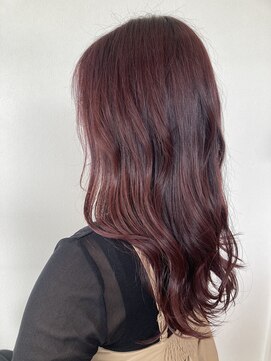 サロンドボーテ アミ(ami) カット透明感チェリーレッドカラー