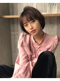 大人ショートボブ