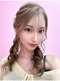 【ヘアセット】ハーフアップ/前髪あり/梅田駅