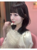 ボタン シブヤ(VOTAN SHIBUYA)&nbsp;ラベンダー/韓国ヘア/渋谷/レイヤー/顔まわり