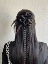 ◆カチモリヘア(ハーフアップ)◆