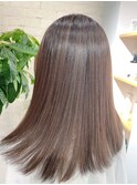 【髪質悩み】「髪質改善ヘアカラーの最先端技術」柔らかく潤み!