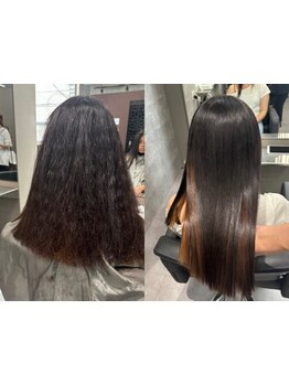 <京都四条烏丸3分/22時迄>髪質改善特化★髪質に合わせた酸性縮毛矯正でダメージ髪でもストレートが叶う♪
