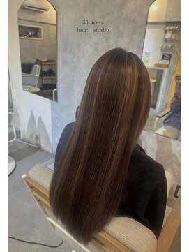 サーディースリーエーカーズヘアスタジオ(33Acers Hair Studio) ツルツルストレート