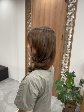 互感 近岡店 コテ巻き風パーマ