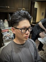 レオヘアワークス(LEO HAIR WORKS)&nbsp;リバースパーマ　メンズパーマ　新潟市中央区　新潟バーバー