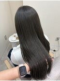 オリーブグレージュ / 透明感カラー / 髪質改善