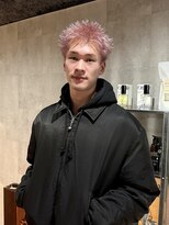 ラベル 渋谷(LAVEL)&nbsp;スパイキーショート/ブロンド/ブリーチカラー/抜きっぱなし