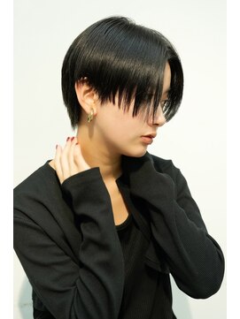 ヴェイン 渋谷(vain) ミルクティーブラウン ショートレイヤー ボブ