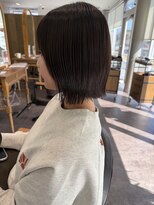 カノエ 宇部小串店(canoe) 切りっぱなしボブ/髪質改善縮毛矯正/髪質改善/韓国風/レイヤー