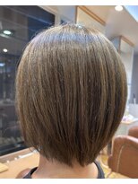 イグレック 庄内本店(igrek) ◆透明感アッシュ×丸みショートボブ◆